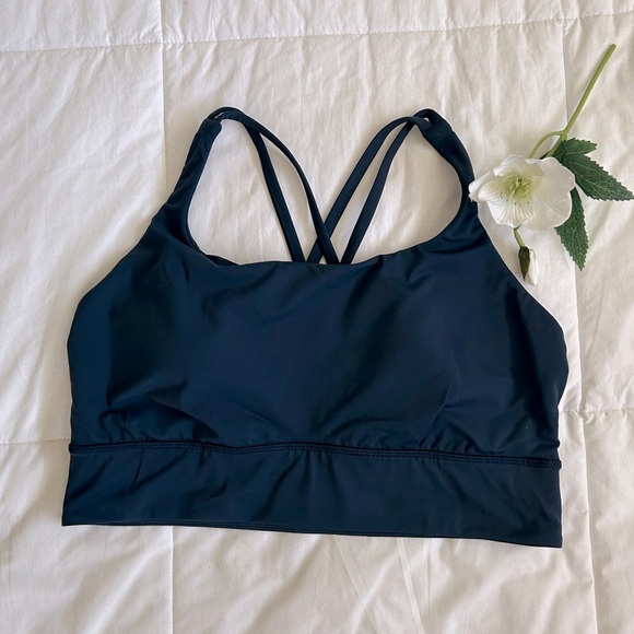 Lululemon Navy Strappy Sports Bra - Picture 2 of 6